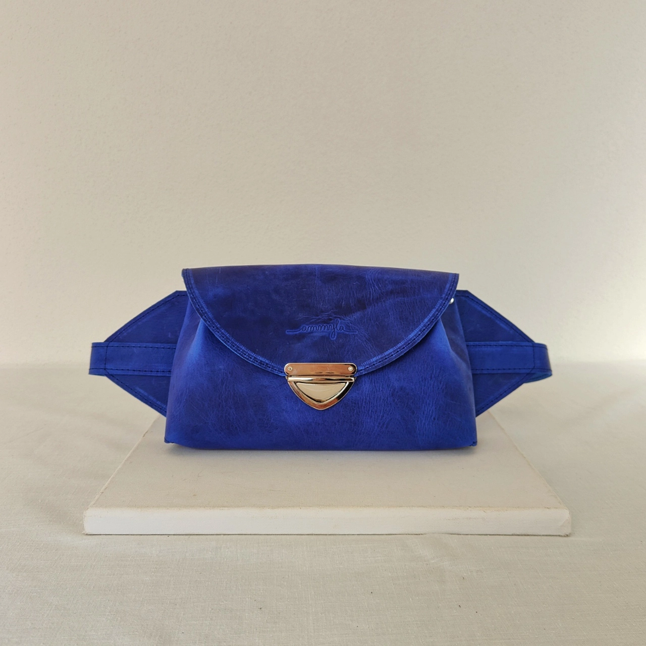 Kožená kabelka Tanya Chic (crazy blue)