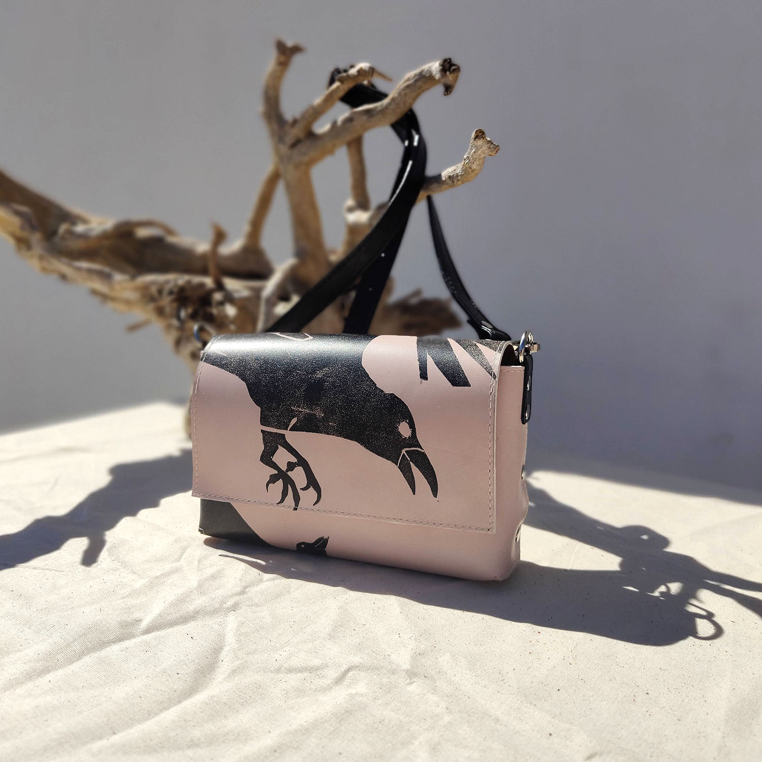 Kožená kabelka Zara Lino (Crows)