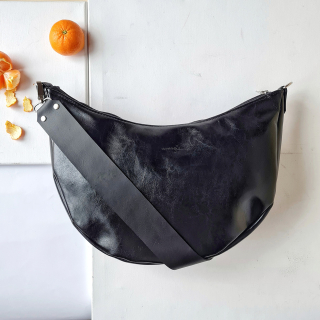 Kožená kabelka Luna (black)