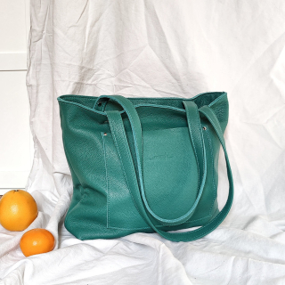 Kožená kabelka Nina (zelená)
