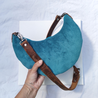 Textilná kabelka Luna Mini (cloth turquoise)