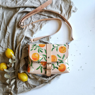 Kožená kabelka Hanna (oranges)